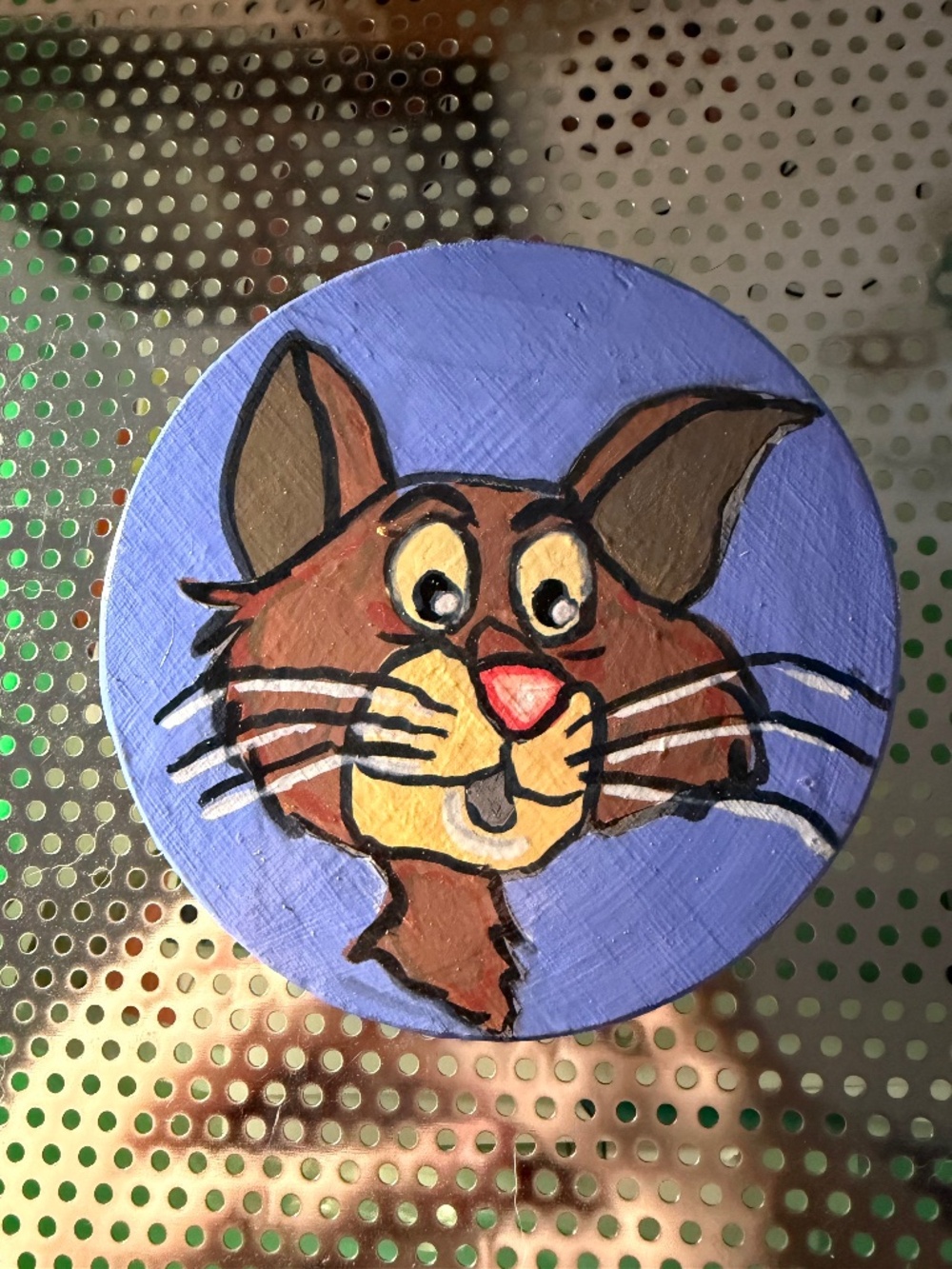 Custom hand painted disney coaster srgt Tibbs